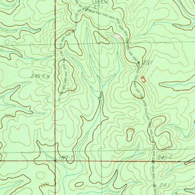 United States Geological Survey Bond, MS (1983, 24000-Scale) digital map