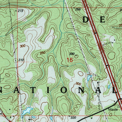 United States Geological Survey Bond, MS (2000, 24000-Scale) digital map