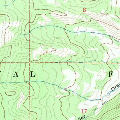 United States Geological Survey Bondurant, WY (1967, 24000-Scale) digital map