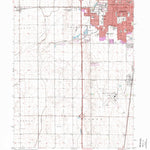 United States Geological Survey Bondville, IL (1970, 24000-Scale) digital map