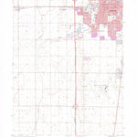 United States Geological Survey Bondville, IL (1975, 24000-Scale) digital map
