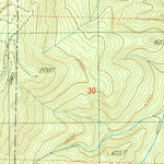 United States Geological Survey Bone Mountain, OR (1990, 24000-Scale) digital map