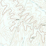 United States Geological Survey Bone Spring NE, TX (1971, 24000-Scale) digital map