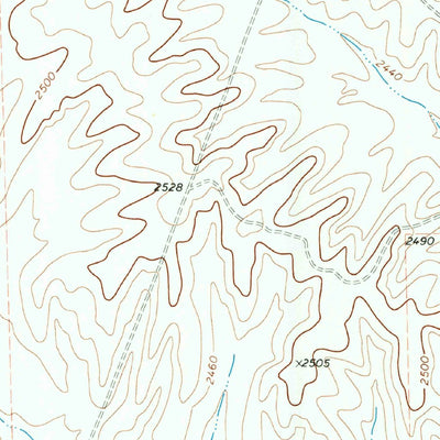 United States Geological Survey Bone Spring NE, TX (1971, 24000-Scale) digital map