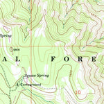 United States Geological Survey Bone Spring, OR (1967, 24000-Scale) digital map