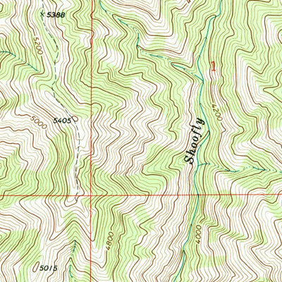United States Geological Survey Bone Spring, OR (1967, 24000-Scale) digital map