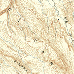 United States Geological Survey Bone Spring, TX (1917, 62500-Scale) digital map
