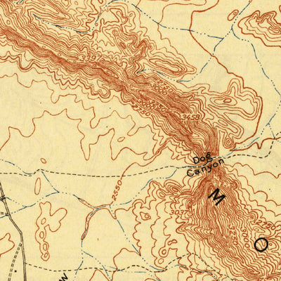 United States Geological Survey Bone Spring, TX (1918, 62500-Scale) digital map