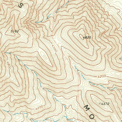 United States Geological Survey Bone Spring, TX (1971, 24000-Scale) digital map