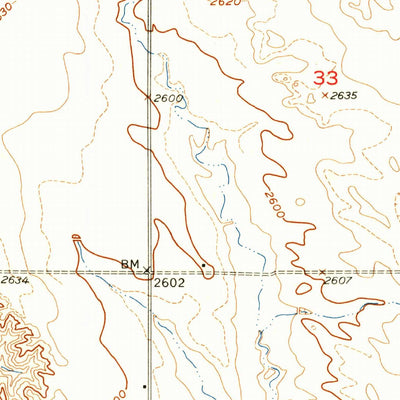 United States Geological Survey Boneita Springs, SD (1954, 24000-Scale) digital map