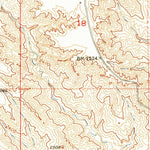 United States Geological Survey Boneita Springs, SD (1954, 24000-Scale) digital map