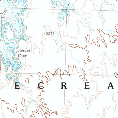 United States Geological Survey Bonelli Bay, AZ (1983, 24000-Scale) digital map