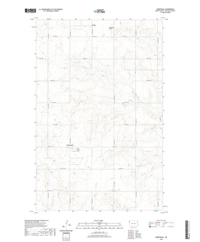 United States Geological Survey Bonetraill, ND (2020, 24000-Scale) digital map