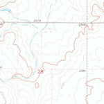 United States Geological Survey Bonetraill SW, ND (1974, 24000-Scale) digital map