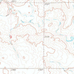 United States Geological Survey Bonetraill SW, ND (1974, 24000-Scale) digital map