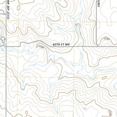 United States Geological Survey Bonetraill SW, ND (2020, 24000-Scale) digital map