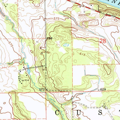 United States Geological Survey Bonfield, IL (1973, 24000-Scale) digital map