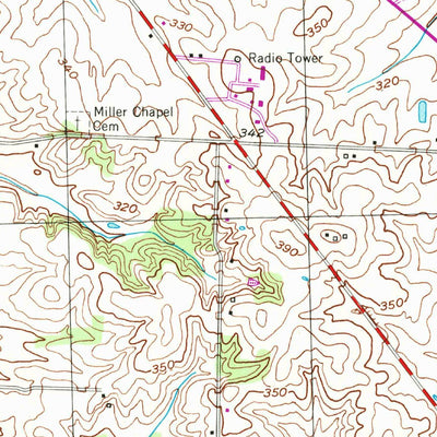 United States Geological Survey Bonicord, TN (1952, 24000-Scale) digital map