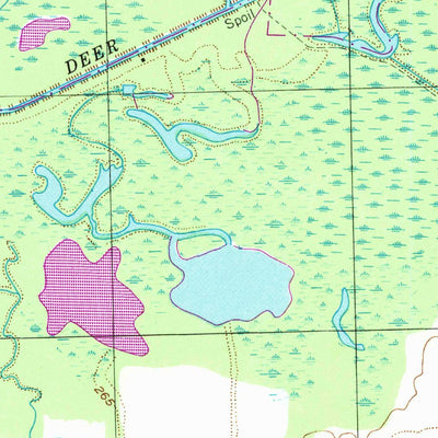 United States Geological Survey Bonicord, TN (1952, 24000-Scale) digital map
