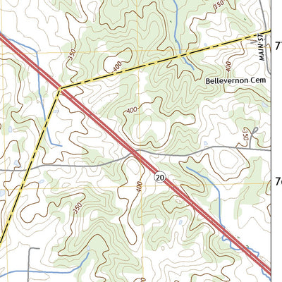 United States Geological Survey Bonicord, TN (2022, 24000-Scale) digital map