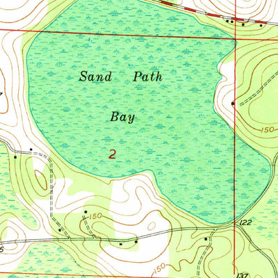 United States Geological Survey Bonifay, FL (1951, 24000-Scale) digital map