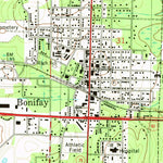 United States Geological Survey Bonifay, FL (1982, 24000-Scale) digital map