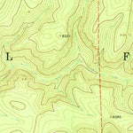 United States Geological Survey Bonine Canyon, NM (1963, 24000-Scale) digital map