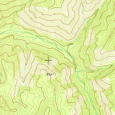United States Geological Survey Bonine Canyon, NM (1963, 24000-Scale) digital map