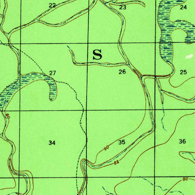 United States Geological Survey Bonita, LA (1935, 62500-Scale) digital map