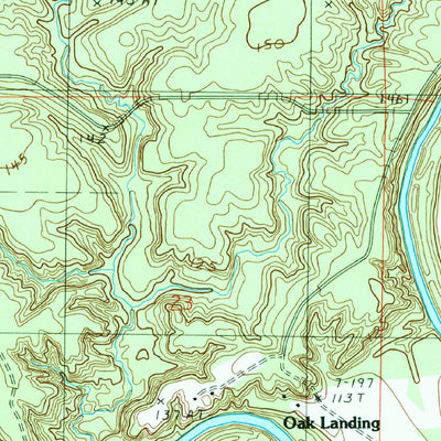 United States Geological Survey Bonita, LA (1988, 24000-Scale) digital map