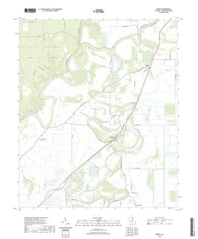 United States Geological Survey Bonita, LA (2020, 24000-Scale) digital map