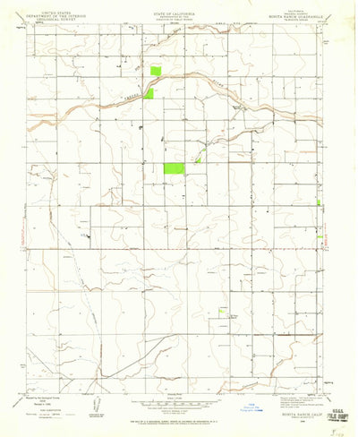 United States Geological Survey Bonita Ranch, CA (1946, 24000-Scale) digital map
