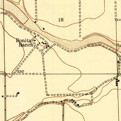United States Geological Survey Bonita Ranch, CA (1947, 24000-Scale) digital map