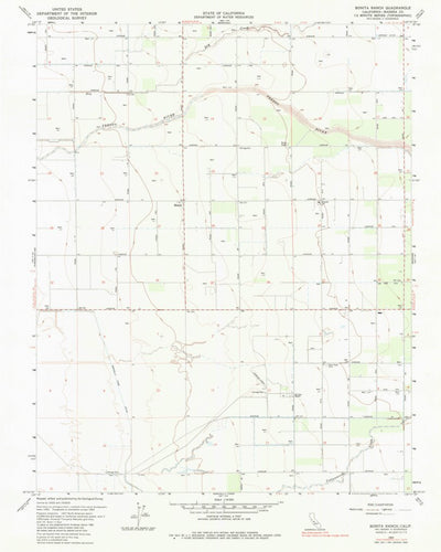 United States Geological Survey Bonita Ranch, CA (1963, 24000-Scale) digital map