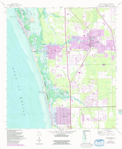 United States Geological Survey Bonita Springs, FL (1958, 24000-Scale) digital map