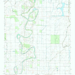 United States Geological Survey Bonita SW, LA (1988, 24000-Scale) digital map
