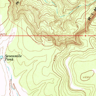 United States Geological Survey Bonito Prairie, AZ (1967, 24000-Scale) digital map