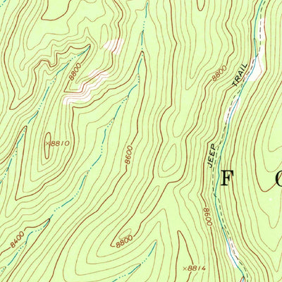 United States Geological Survey Bonito Rock, AZ (1967, 24000-Scale) digital map