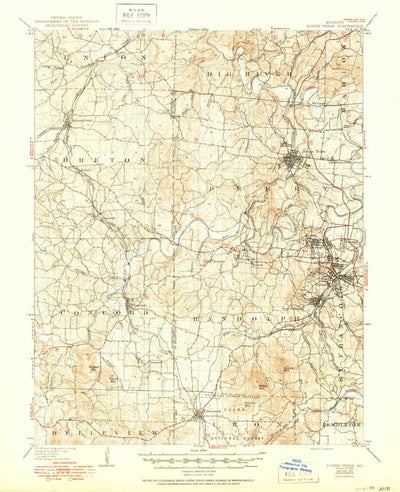 United States Geological Survey Bonne Terre, MO (1905, 62500-Scale) digital map