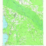 United States Geological Survey Bonneau, SC (1943, 62500-Scale) digital map