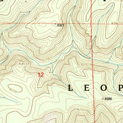 United States Geological Survey Bonner Canyon, NM (1999, 24000-Scale) digital map