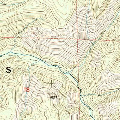 United States Geological Survey Bonner Canyon, NM (1999, 24000-Scale) digital map