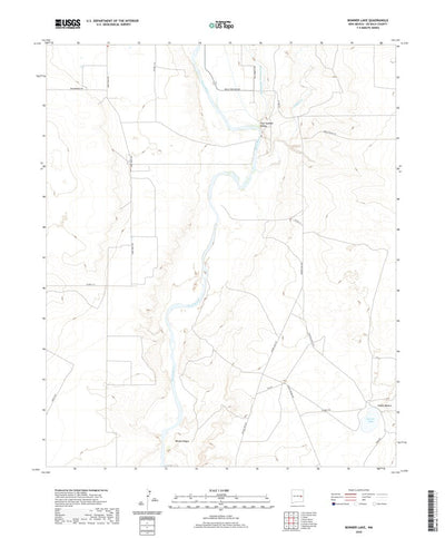 United States Geological Survey Bonner Lake, NM (2020, 24000-Scale) digital map