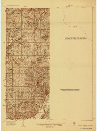 United States Geological Survey Bonner Springs, KS-MO (1934, 48000-Scale) digital map