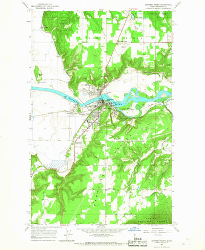 United States Geological Survey Bonners Ferry, ID (1965, 24000-Scale) digital map