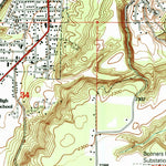 United States Geological Survey Bonners Ferry, ID (1996, 24000-Scale) digital map