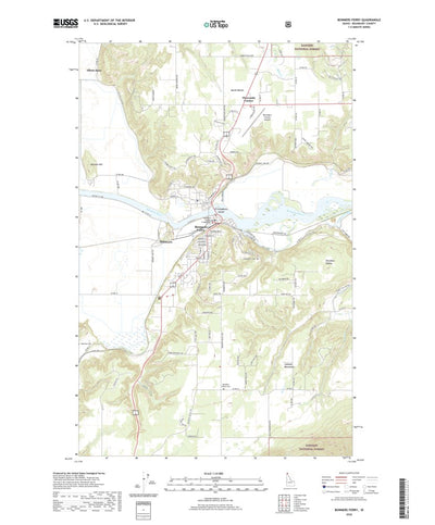 United States Geological Survey Bonners Ferry, ID (2020, 24000-Scale) digital map