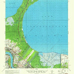 United States Geological Survey Bonnet Carre, LA (1957, 62500-Scale) digital map