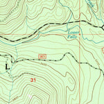 United States Geological Survey Bonnet Top, MT (1997, 24000-Scale) digital map