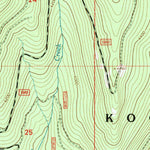 United States Geological Survey Bonnet Top, MT (1997, 24000-Scale) digital map